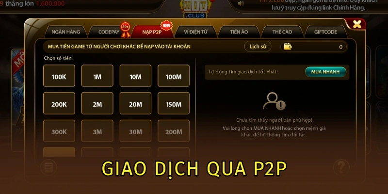 Giao dịch qua P2P
